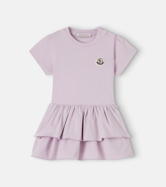 Bebé - Vestido de jersey de algodón con logo | Moncler Enfant