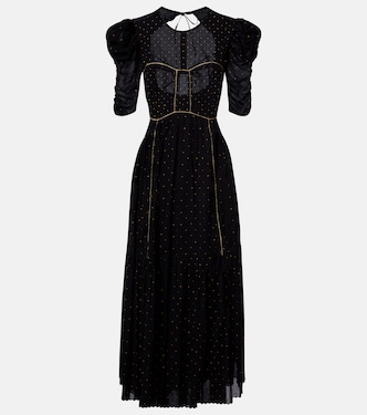 Abito lungo Sichene in cotone a pois | Marant Etoile