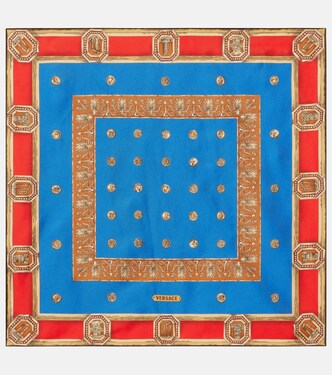 Bedrucktes Tuch aus Seiden-Twill | Versace
