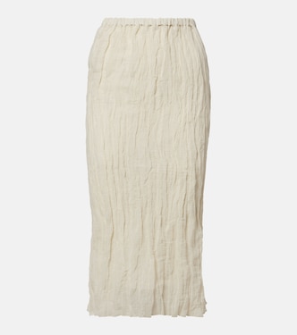 Cotton-blend midi skirt | Róhe