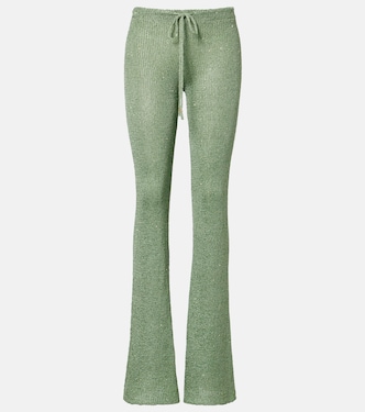 بنطلون فلير مزيّن بالترتر Liz | Bananhot