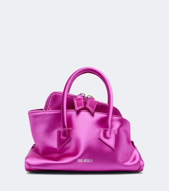 La Passeggiata Mini satin top-handle bag | The Attico