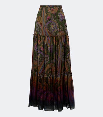 Maxirock aus Seide | Etro