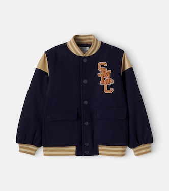 Collegejacke aus einem Wollgemisch | Stella McCartney Kids