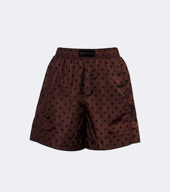 Shorts aus Baumwoll-Jersey | Ganni