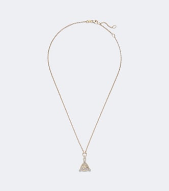 Resilience Blossoms 18kt gold pendant necklace with diamonds | FoundRae