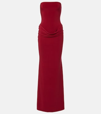Elice draped cotton maxi dress | Bananhot