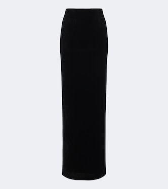 Falda larga de terciopelo | Roland Mouret