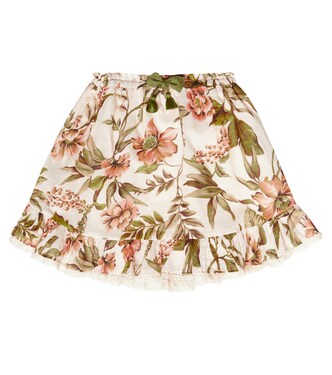 Anneke Flounce floral skirt | Zimmermann Kids