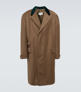 Work-In-Progress wool coat | Maison Margiela