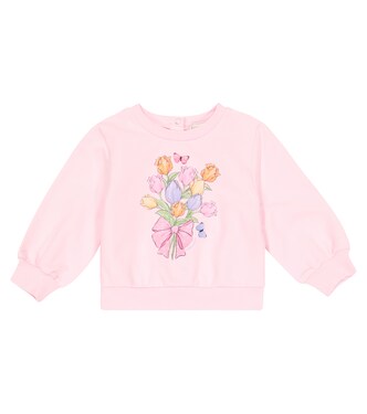 Baby cotton-blend sweatshirt | Monnalisa