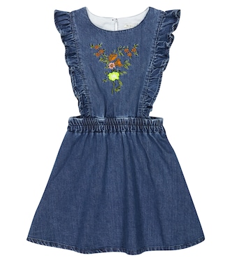Allegria embroidered denim dress | The New Society