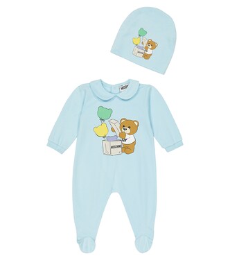 Baby Set aus Strampler und Mütze | Moschino Kids