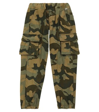 Camouflage cotton-blend cargo pants | Il Gufo