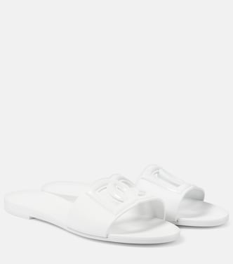 سلايدز من المطاط بأجزاء مقتصة DG | Dolce&Gabbana