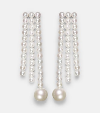 La Valse 14kt gold earrings with pearls | Sophie Bille Brahe