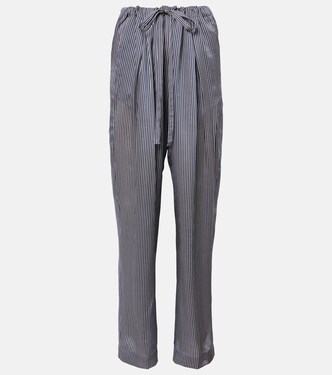 Pantalon droit Trenton rayé | Khaite