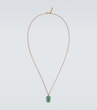 Gold-plated pendant necklace | Dries Van Noten