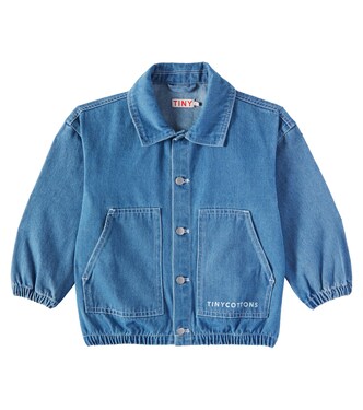 Logo denim jacket | Tinycottons