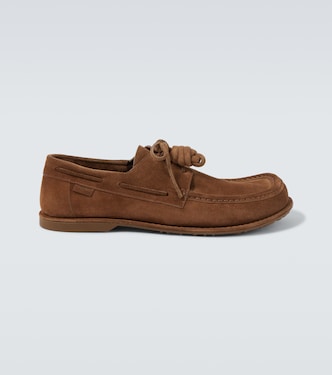 Paula's Ibiza Campo suede boat shoes | Loewe