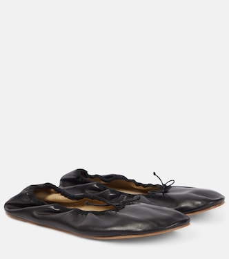 Leather ballet flats | The Row