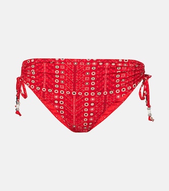 Prudige printed mid-rise bikini bottoms | Marant Etoile