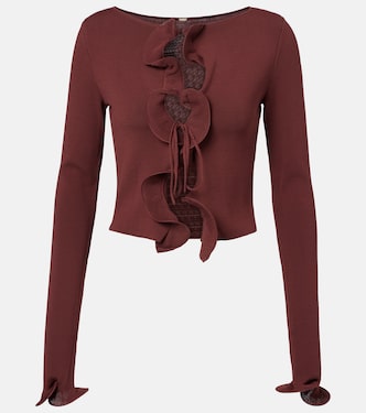 Knitted ruffled top | Same