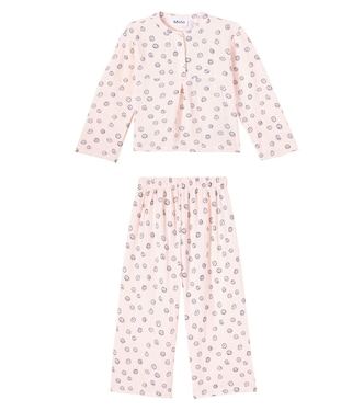 Lin printed cotton pajamas | Molo