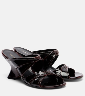 Wedge-Sandalen 75 aus Lackleder | Dries Van Noten