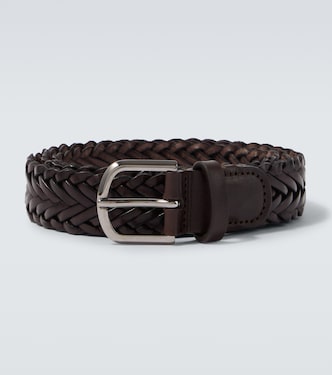 Braided leather belt | Giorgio Armani
