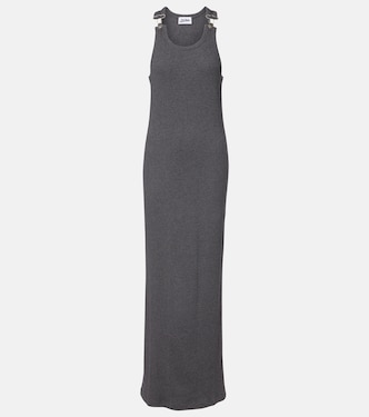 Cotton jersey maxi dress | Jean Paul Gaultier