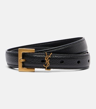 Cassandre leather belt | Saint Laurent