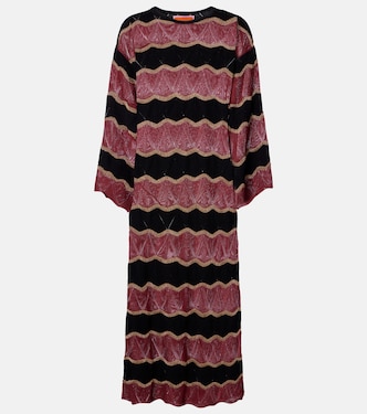 Hang Ten cotton-blend lamé kaftan | La DoubleJ