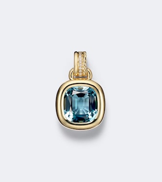 Anhänger DY Mercer® aus 18kt Gelbgold mit Diamanten und Topas | David Yurman