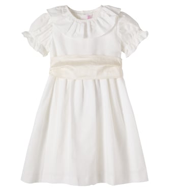 Vega belted linen and cotton dress | La Coqueta