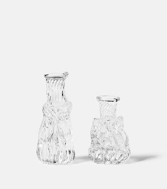 Set of 2 crystal candle holders | Alexander Kirkeby