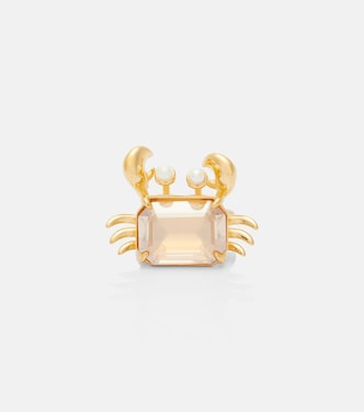 Crab embellished ring | Oscar de la Renta