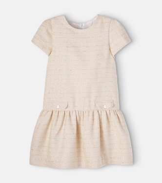Lamé tweed dress | Tartine et Chocolat