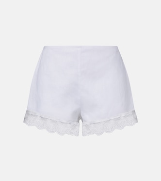 Shorts Von in lino con pizzo | Staud