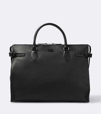 VLogo leather briefcase | Valentino Garavani