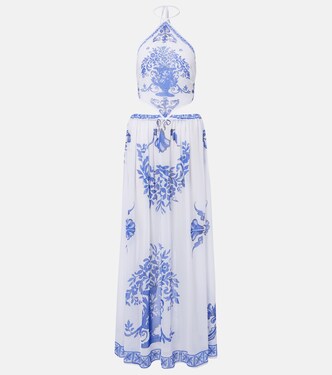 Riley printed cotton maxi dress | Bananhot