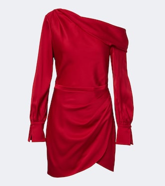 Cameron draped satin minidress | Simkhai