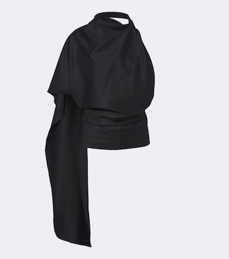 Assymetric wool top  | Róhe