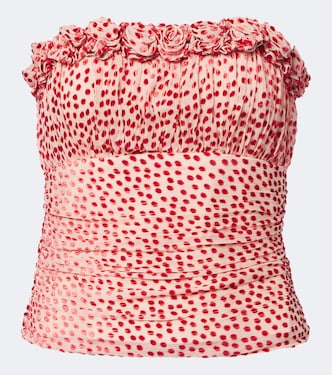 Elise polka-dot corset top | Posse