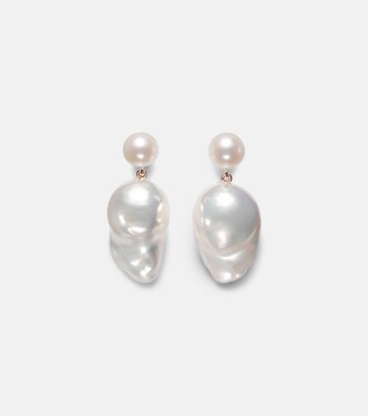 Boucles d'oreilles Venus Blac en or 14 ct et perles | Sophie Bille Brahe