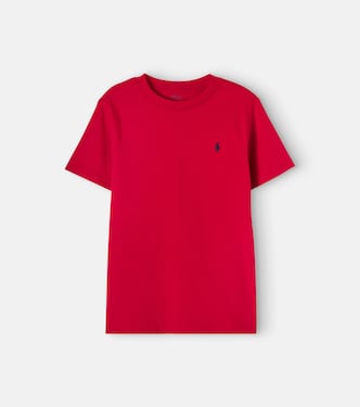 Embroidered cotton T-shirt | Polo Ralph Lauren Kids