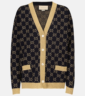 Cardigan aus Jacquard-Strick | Gucci