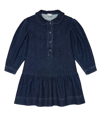 Cotton-blend denim dress | Il Gufo