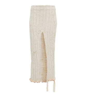 Crochet wool-blend maxi skirt | Acne Studios