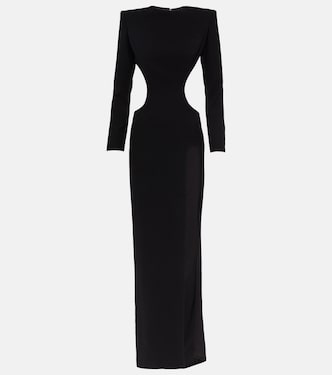 Cutout side-slit gown | Mônot